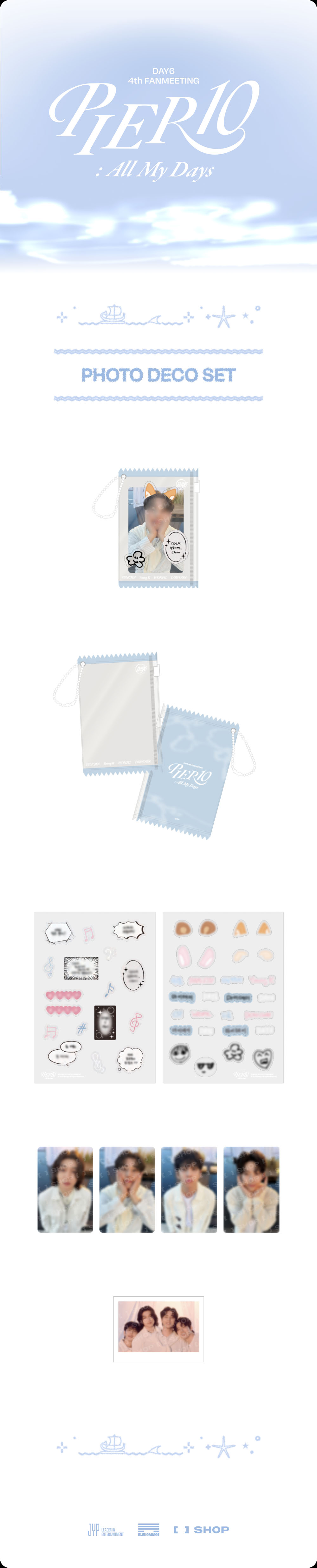 DAY6 PIER 10: All My Days Goods - PHOTO DECO SET kpoptown.com
